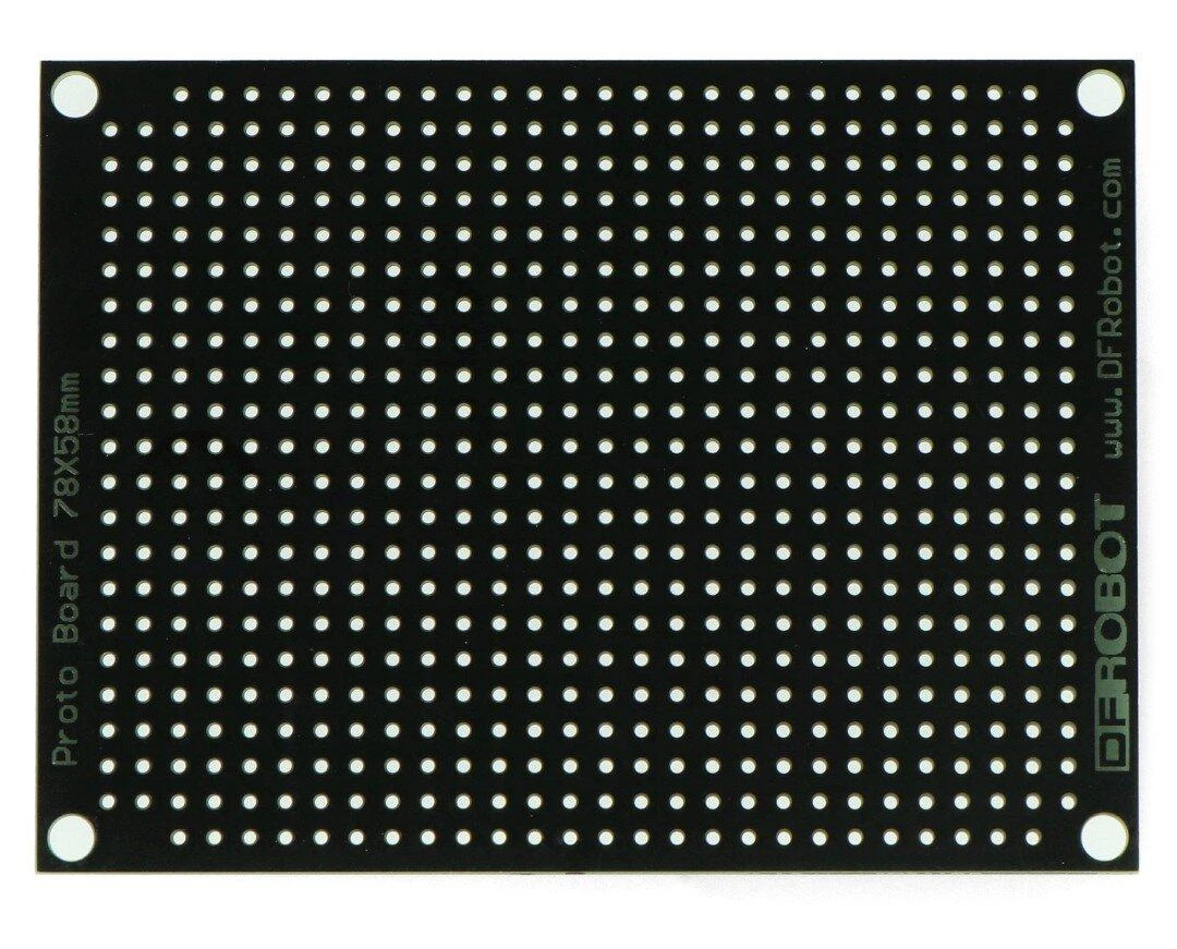 DFRobot 78x58mm montažinė plokštė su skylutėmis