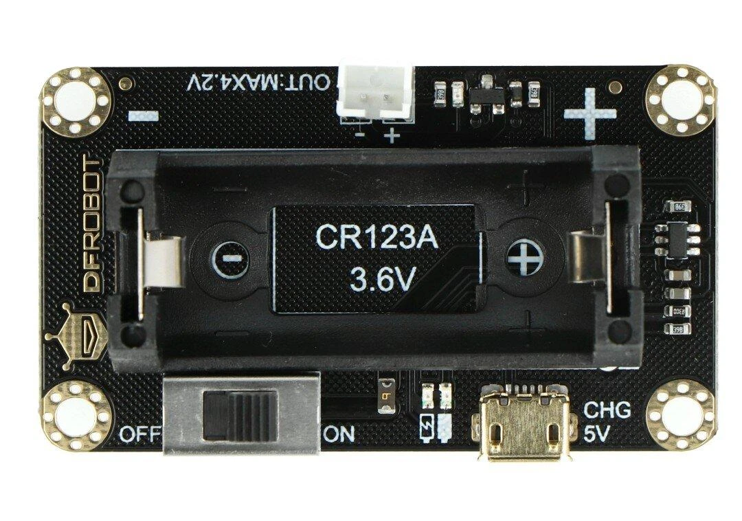DFRobot baterijų modulis su micro USB lizdu