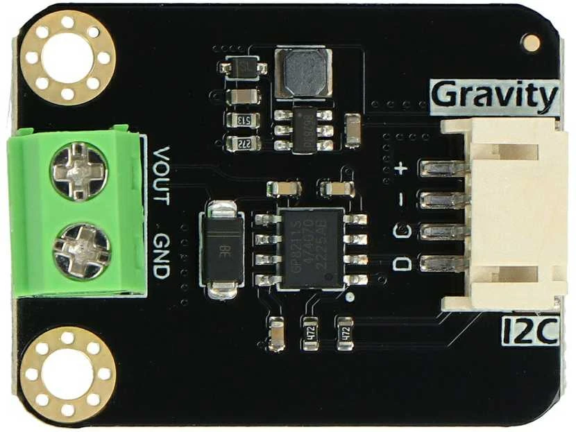 GP8211 DAC modulis su I2C jungtimi ir išvesties gnybtais