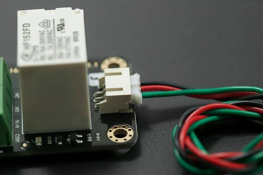 DFRobot Gravity, 1 kanalo relė, 277 VAC / 16 A kontaktai, 5 V ritė