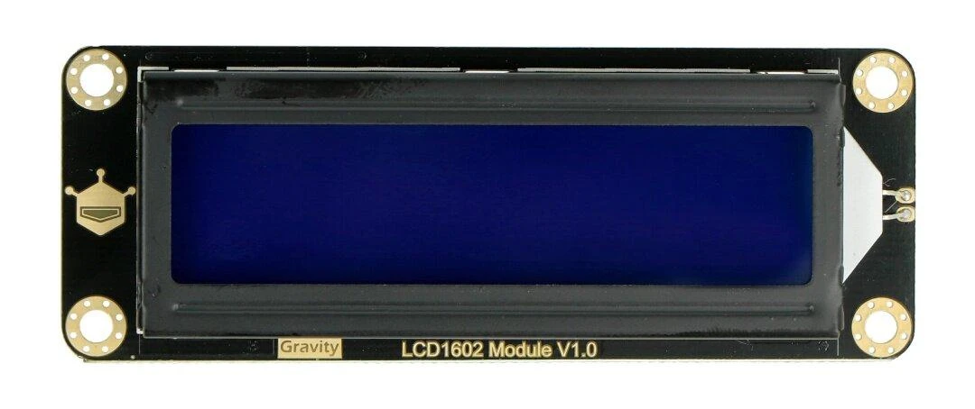 LCD1602 modulis su Gravity jungtimi