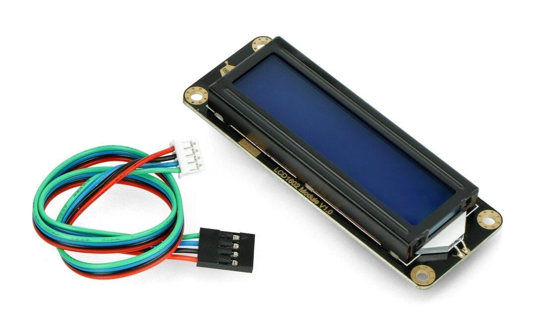 Gravity LCD ekranas su pajungimo laidais