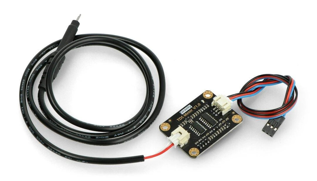 DFRobot Gravity analoginis TDS jutiklis skirtas matuoti vandens grynumui, pritaikytas Arduino