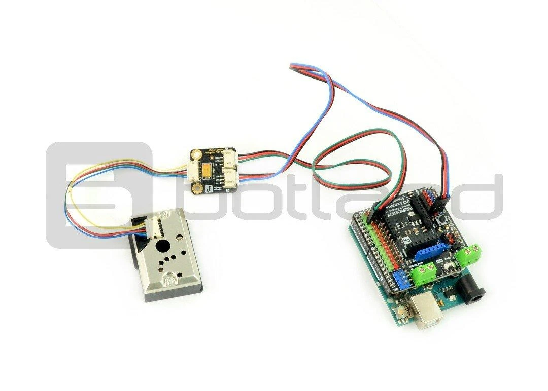 DFRobot Gravity, dulkių jutiklio GP2Y1010AU0F adapteris