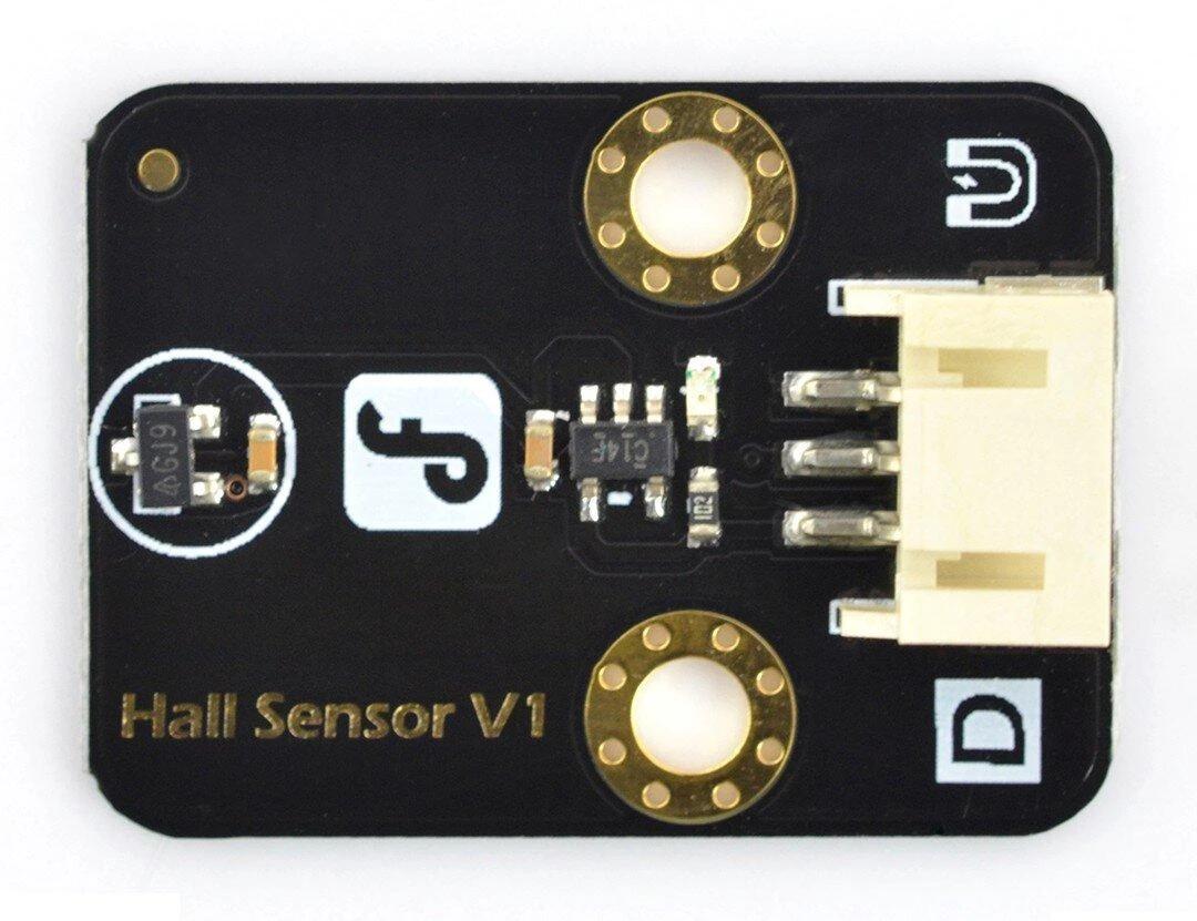 DFRobot Gravity Hall jutiklis: viršutinis PCB vaizdas