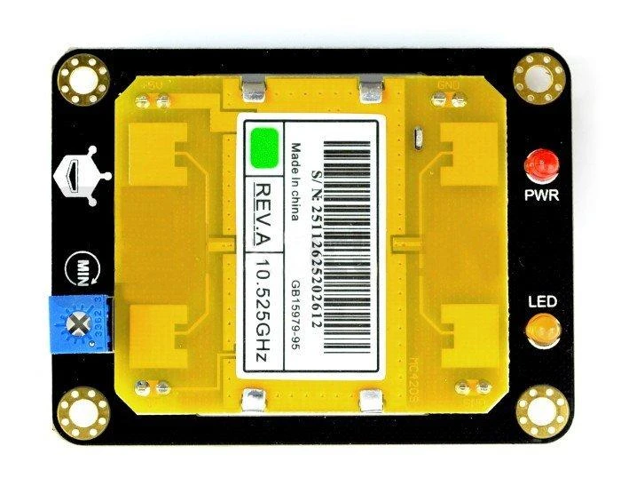 DFRobot Gravity jutiklio modulis su 10.525GHz antena