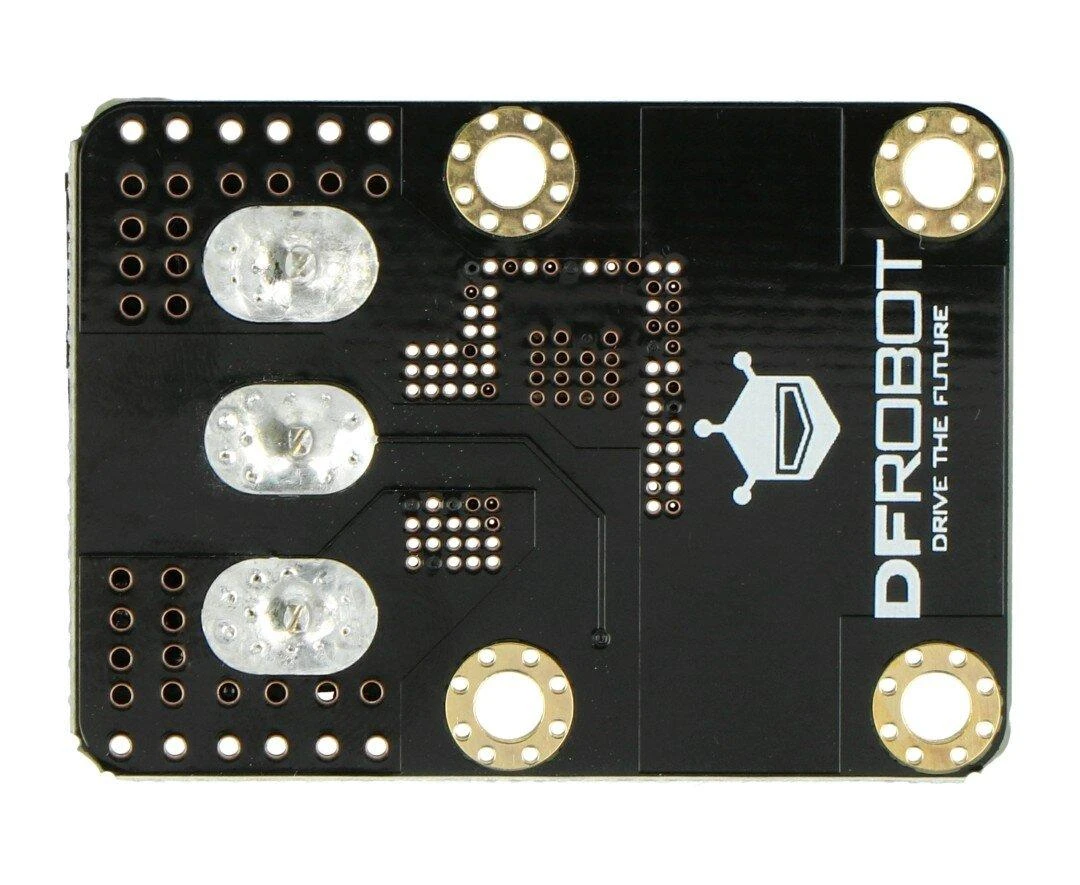 DFRobot MOSFET valdiklis: apatinės pusės vaizdas