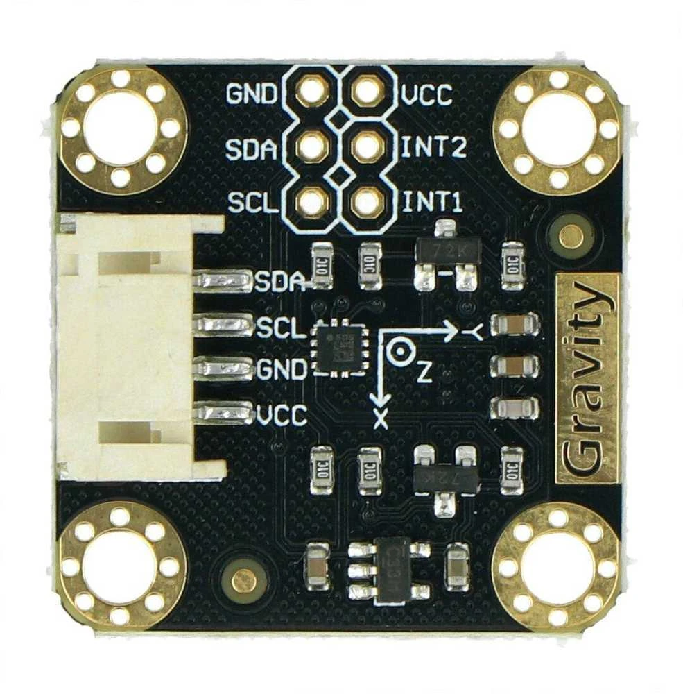 DFRobot LIS2DH akselerometro modulis iš viršaus