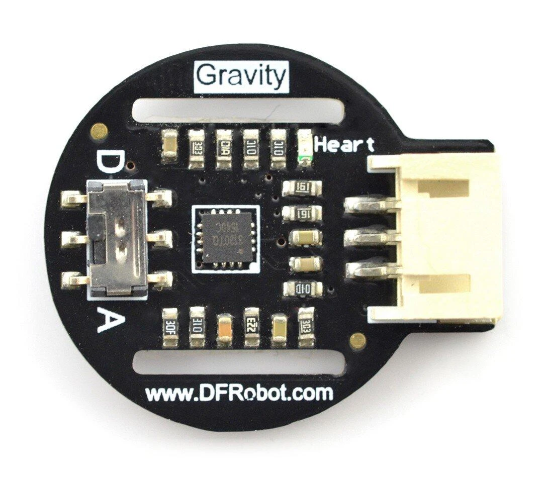 DFRobot Gravity širdies ritmo matavimo jutiklis, suderinamas su Arduino