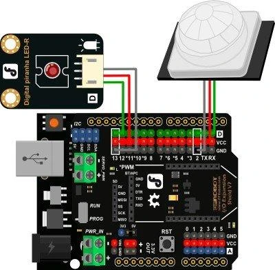 Dfrobot Gravity: skaitmeninis infraraudonųjų spindulių judesio jutiklis