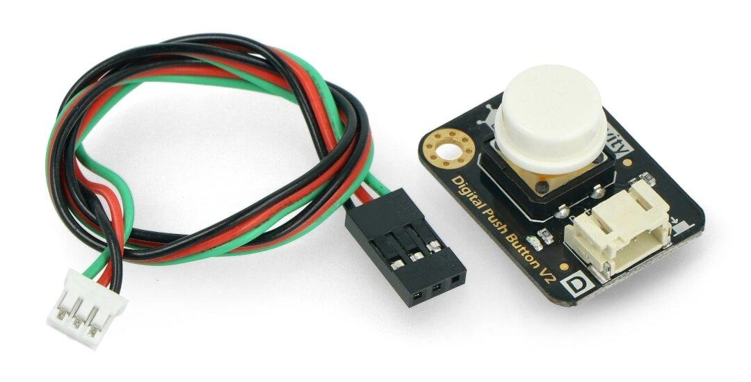 DFRobot Gravity skaitmeninis mygtukas Tact Switch, baltas