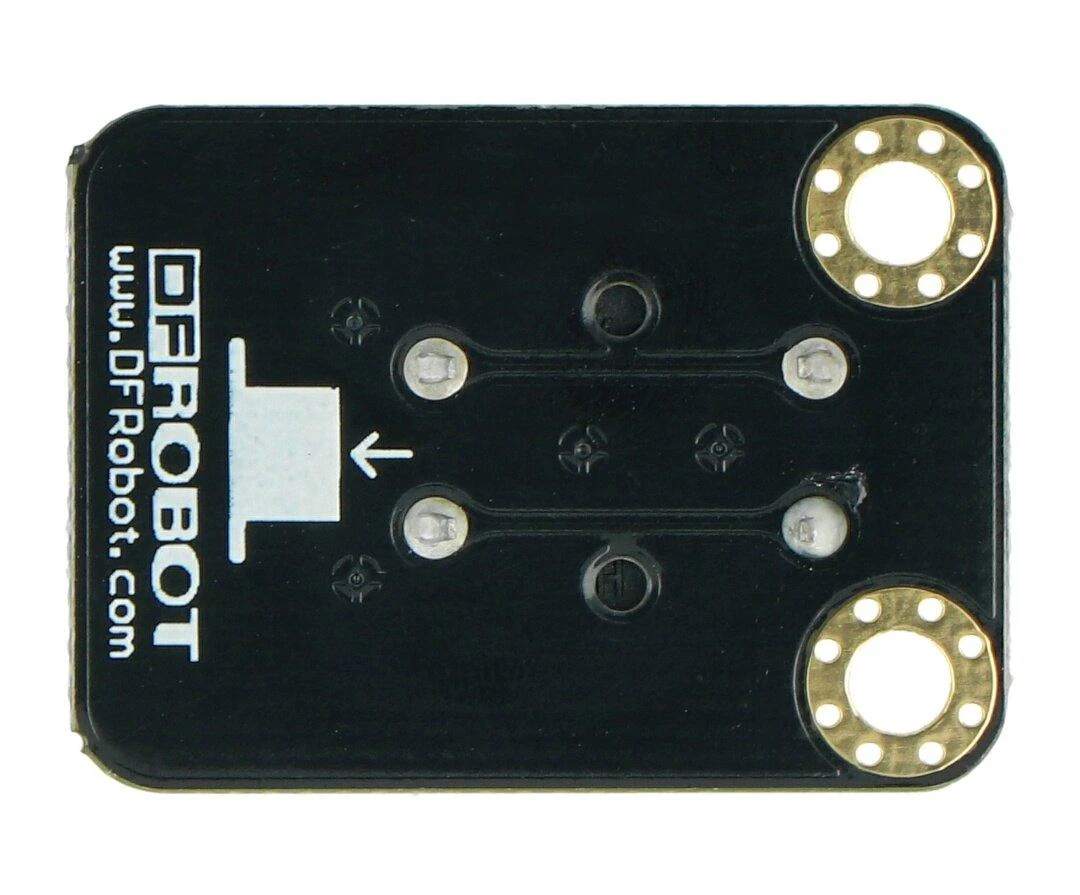 DFRobot Gravity mygtuko modulis, apatinė PCB pusė
