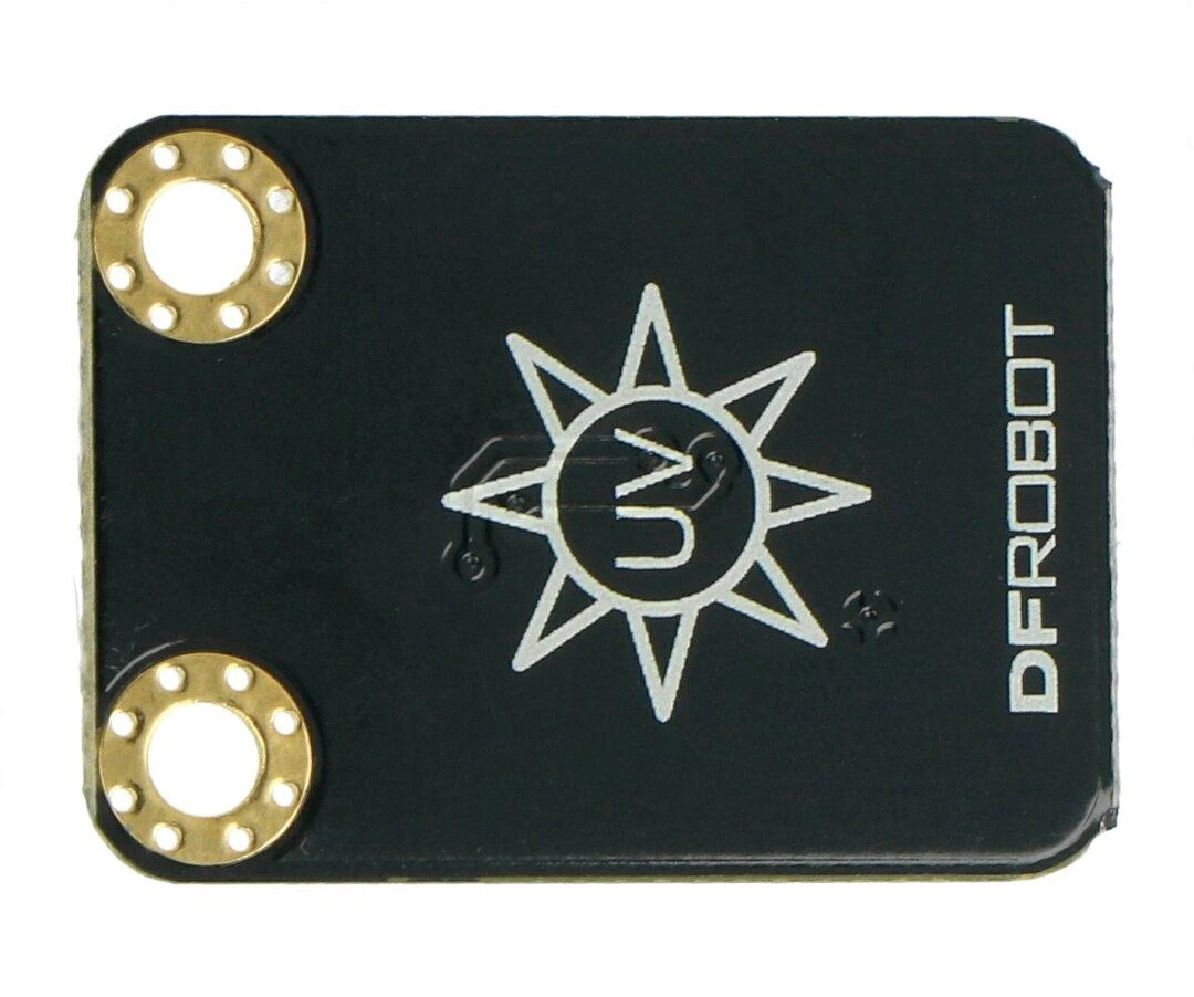 DFRobot UV jutiklio modulis viršuje
