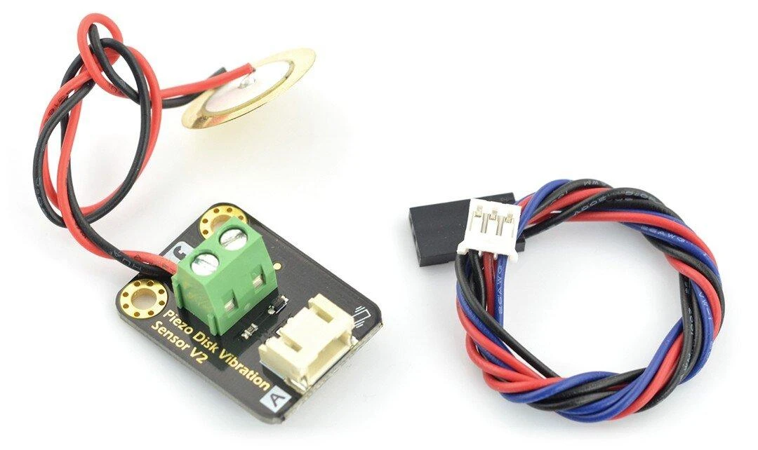 DFRobot vibracijos jutiklio modulis su jungiamaisiais laidais