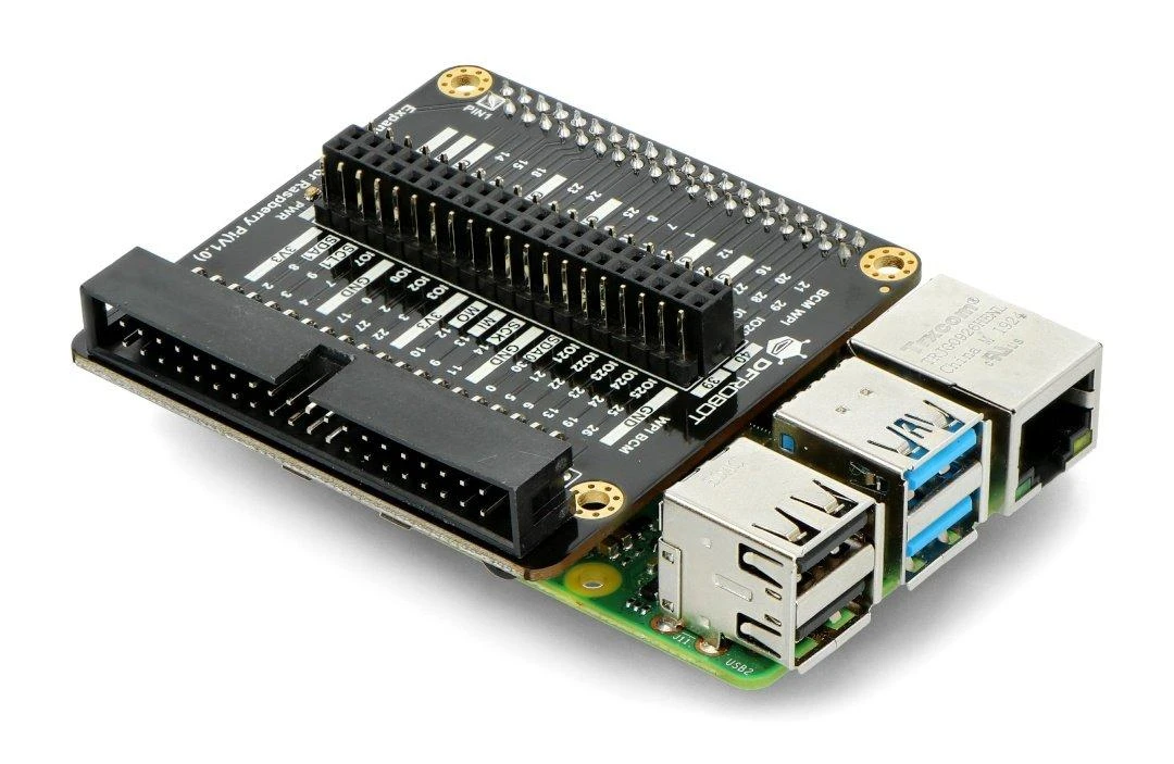 Dfrobot I/O kaiščio plėtiklis - Raspberry Pi 3/4/400 išplėtimo dangtelis