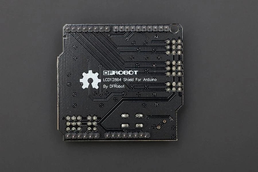 DFRobot LCD12864 priedėlis, galinė plokštė