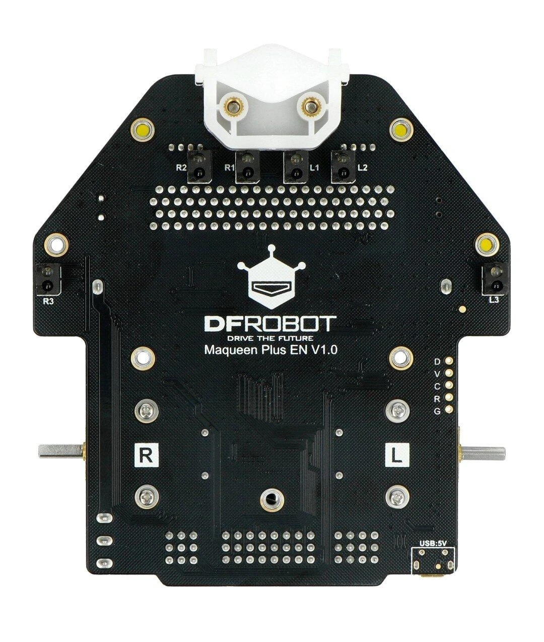 DFRobot micro: Maqueen Plus V2.1, pažangi edukacinių robotų platforma, DFRobot MBT0021-EN