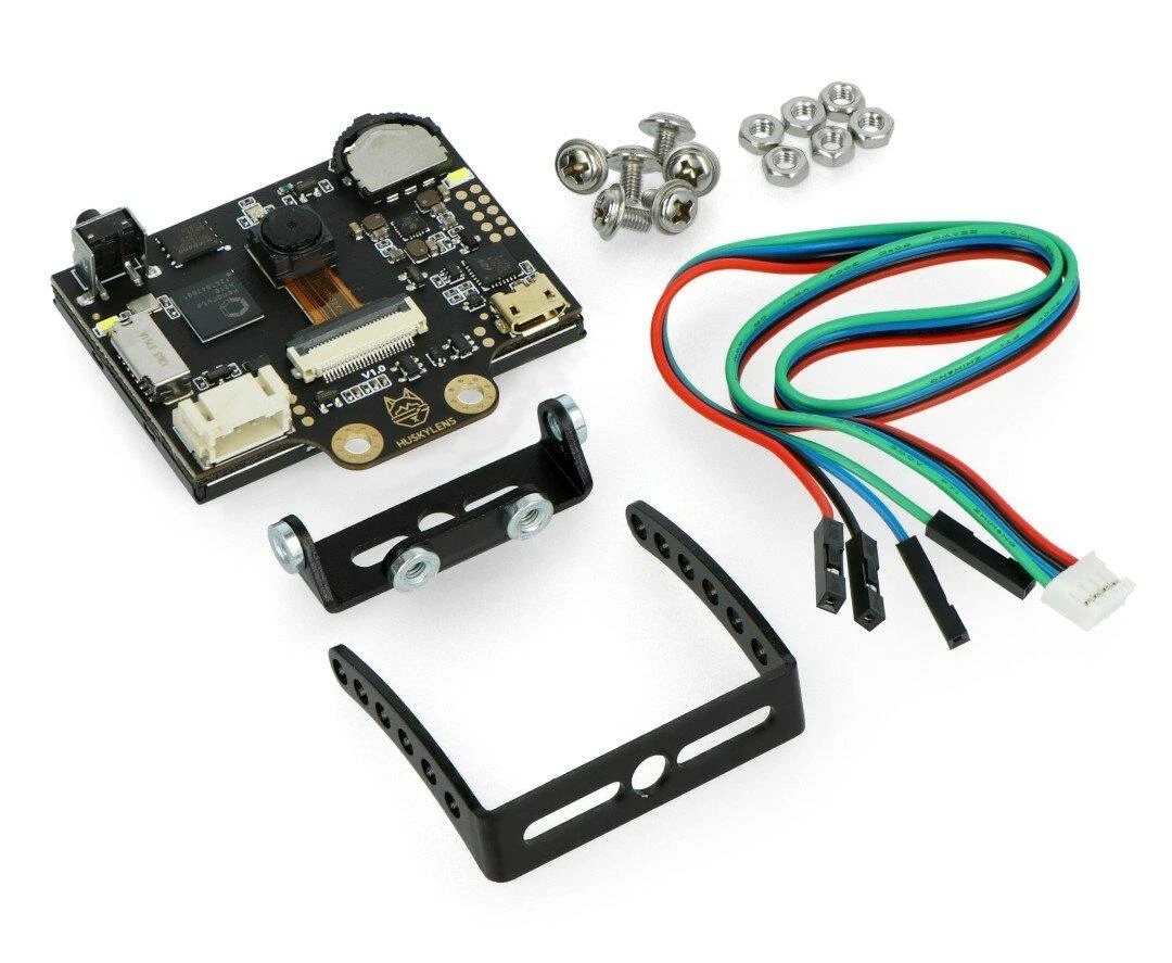 DFRobot micro:Maqueen Plus su HuskyLens, pažangi edukacinių robotų platforma, DFRobot MBT0021-EN-1