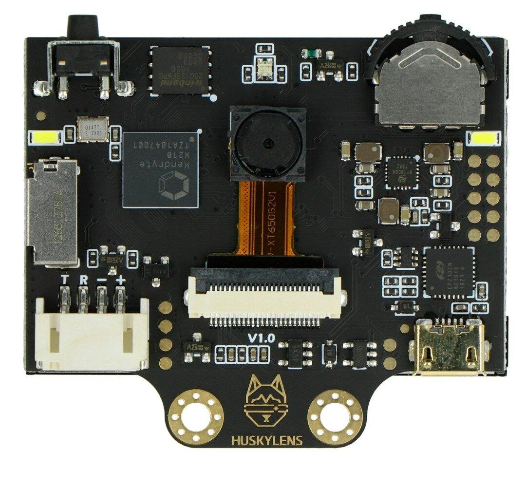 DFRobot micro:Maqueen Plus su HuskyLens, pažangi edukacinių robotų platforma, DFRobot MBT0021-EN-1
