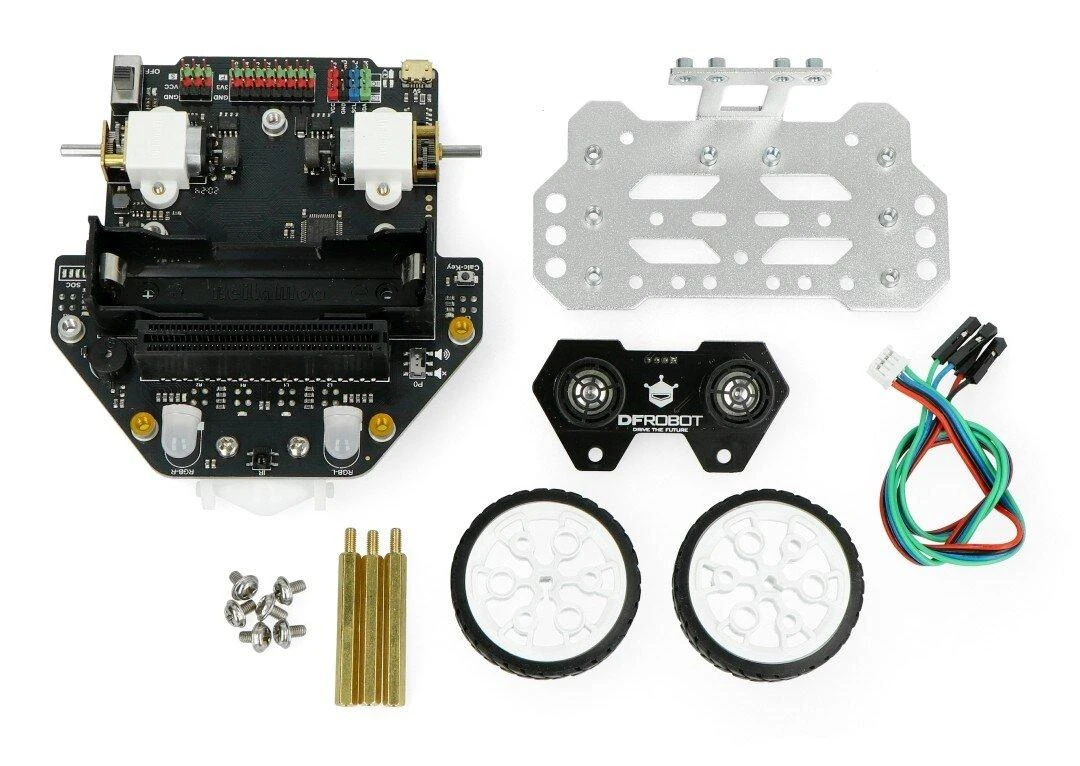 DFRobot micro:Maqueen Plus su HuskyLens, pažangi edukacinių robotų platforma, DFRobot MBT0021-EN-1