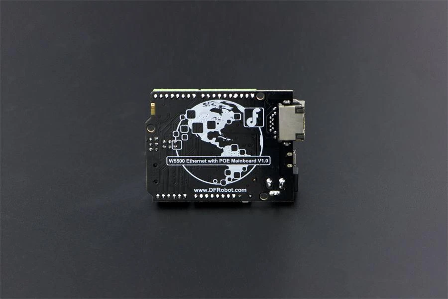 W5500 Ethernet plokštė su gaublio grafika