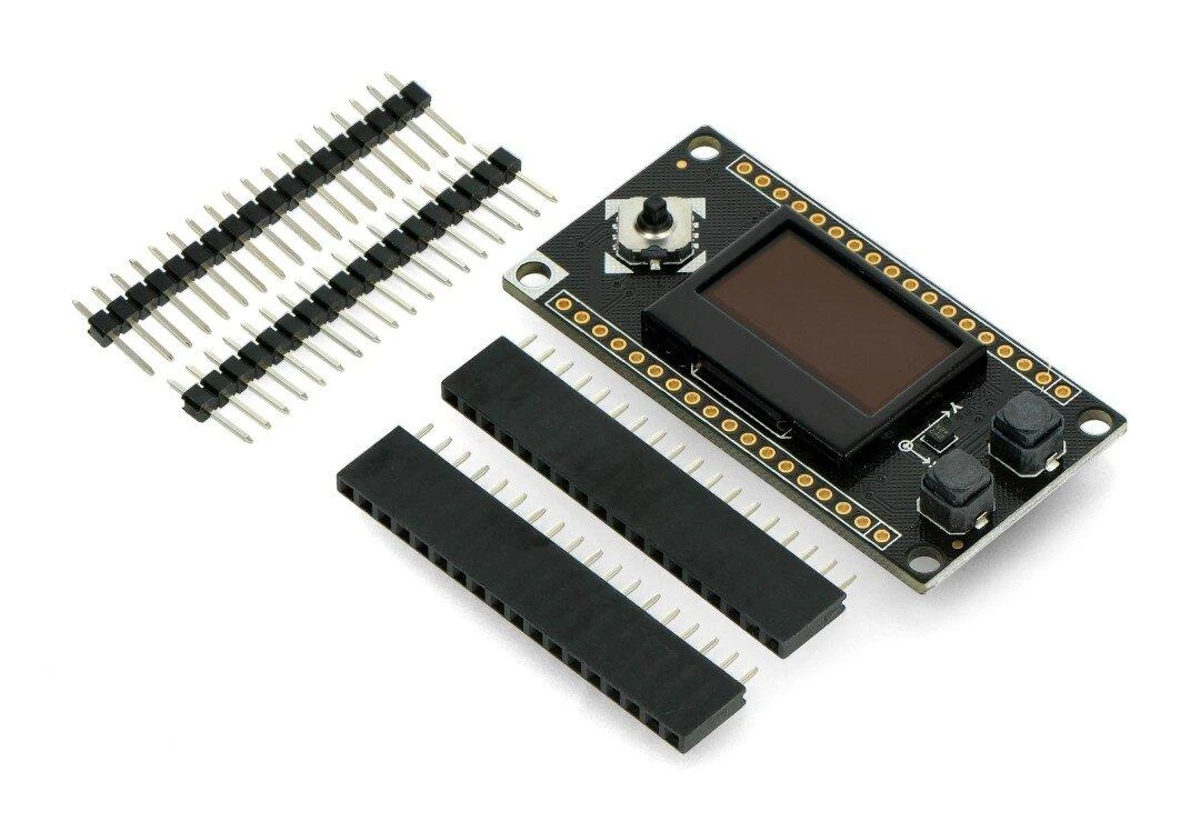DFRobot OLED mėlynas ekranas 0.96" 128 x 64 px, I2C, skirtas FireBeetle