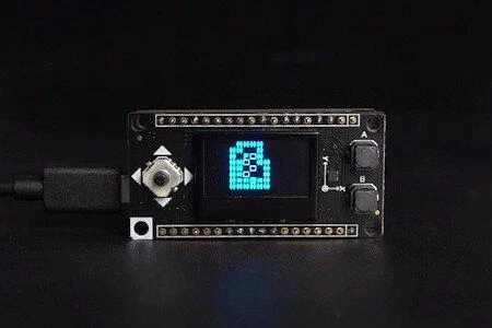 DFRobot OLED mėlynas ekranas 0.96" 128 x 64 px, I2C, skirtas FireBeetle