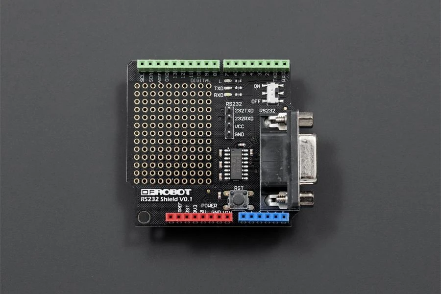 DFRobot RS232 Shield su DB9 jungtimi