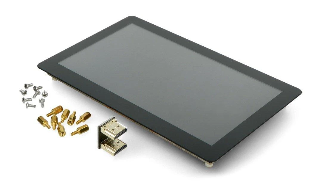 Monitorius Dfrobot Talpinis jutiklinis LCD ekranas 7 colių 1024x600 pikselių HDMI + USB