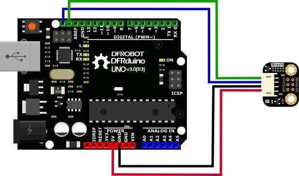 DFRobot TCS34725 RGB spalvų jutiklis, skirtas Arduino
