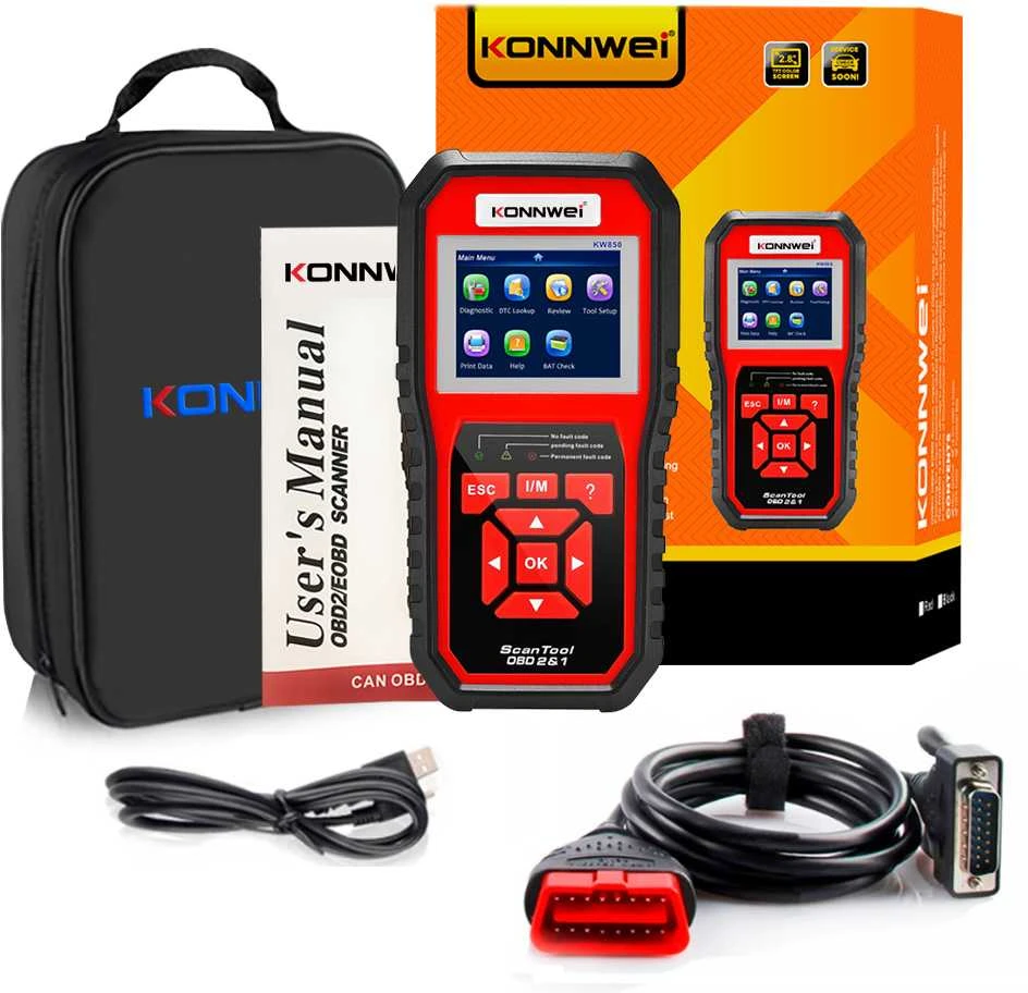 Miernik Diagnostinis matuoklis, Konnwei KW850 OBD2 skaitytuvas