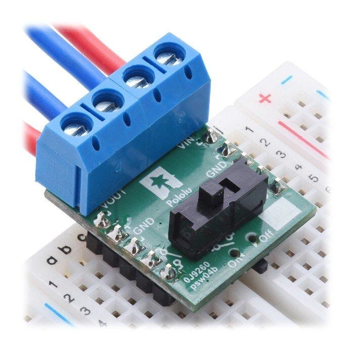 Didelis jungiklis Slide MOSFET MP 4.5-40V/8A, su apsauga nuo atvirkštinės srovės, Pololu 2814