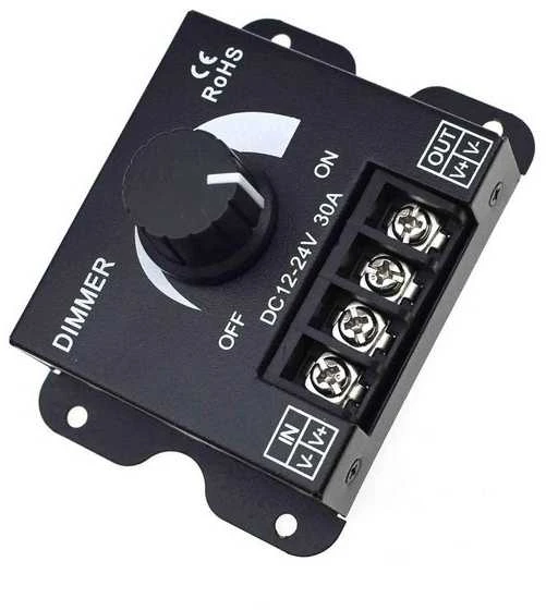 Oem Dimmer LED juostelėms - DIMMER - 12-24V DC 30A - rankinis valdiklis