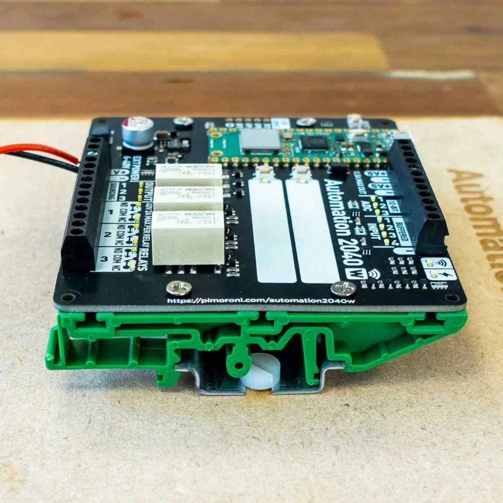 DIN bėgio laikikliai - Automation 2040W - Pimoroni DRG-02