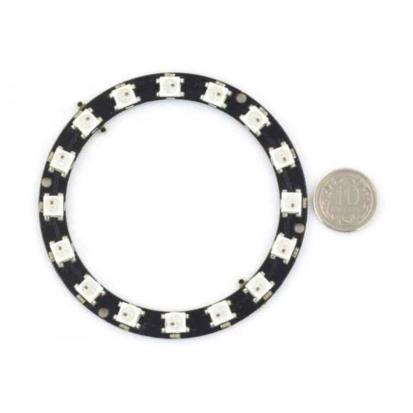 Oem Diodų žiedas LED RGB WS2812B 5050x16 - 68mm