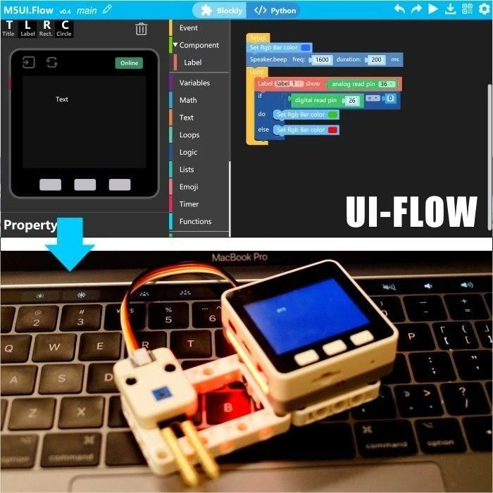 Dirvožemio drėgmės jutiklis - analoginis ir skaitmeninis išėjimas - Įrenginio išplėtimo modulis M5Stack kūrimo moduliams