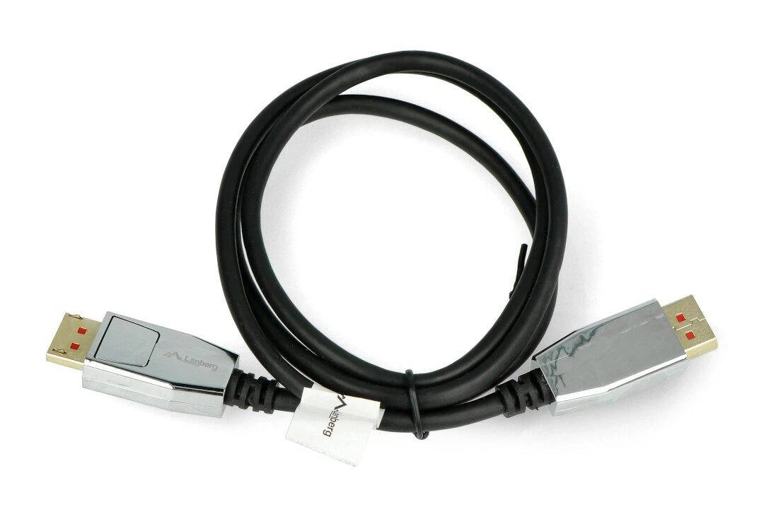 LANBERG DisplayPort M/M laidas 20 PIN v1.4 1m 8K juodas