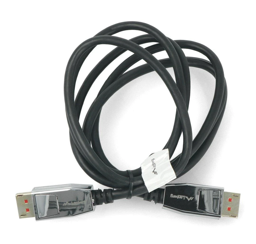 Lanberg DisplayPort 1.8m kabelis su chromuotomis jungtimis