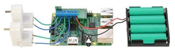 DRV8835, dviejų kanalų 11V/1.2A variklio valdiklis, Raspberry Pi priedėlis, Pololu 2753