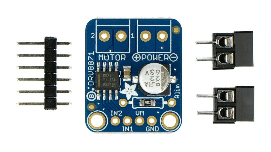 DRV8871 šepetėlinio DC variklio valdiklio breakout, Adafruit 3190