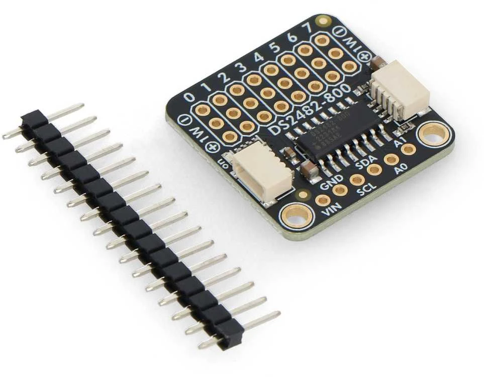 DS2482S-800 - I2C į 1 laidą keitiklis, 8 kanalai - STEMMA QT/Qwiic - Adafruit 6027