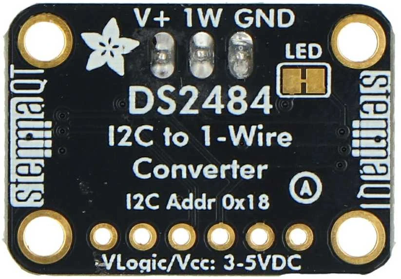DS2484 I2C į 1-Wire adapterio plokštė