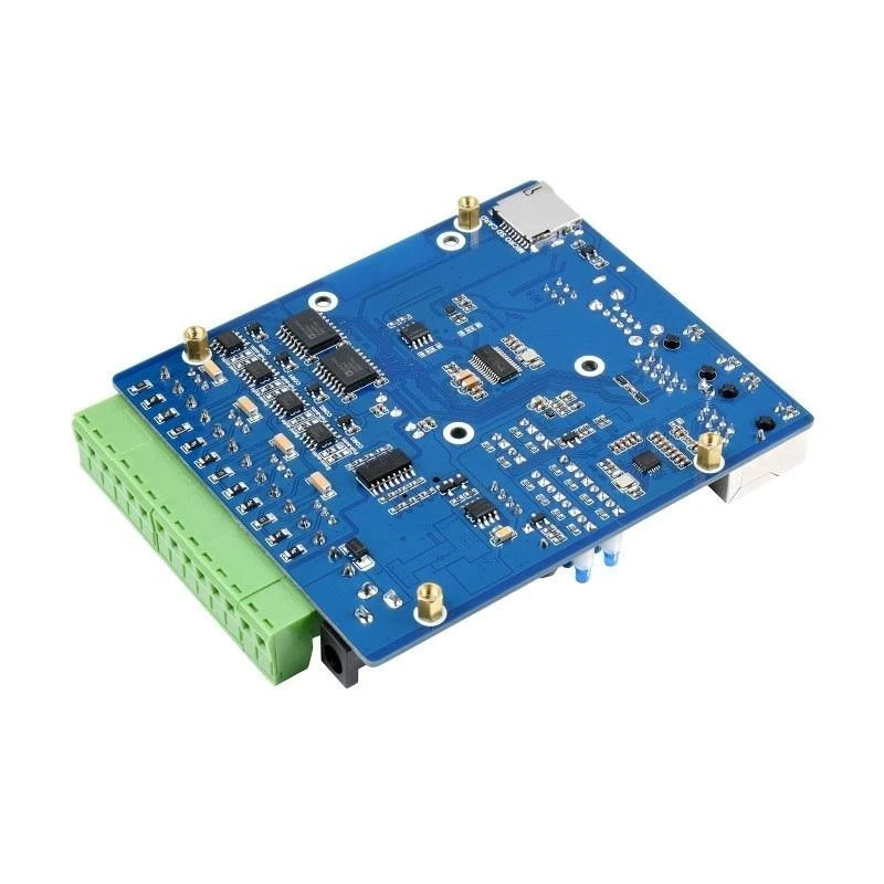 Dual ETH Quad RS485 Base Board (B) - Raspberry Pi Compute Module 4 kaiščių išplėtimas - Waveshare 2166