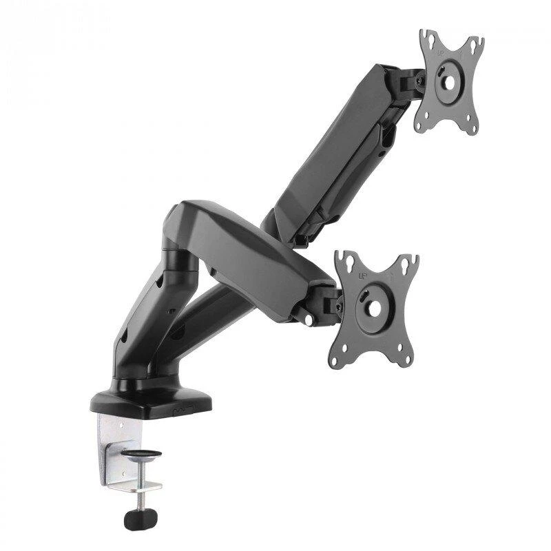 ART stalo laikiklis ant dujinių spyruoklių 2 monitoriams LED/LCD 13-27'' L-16GD