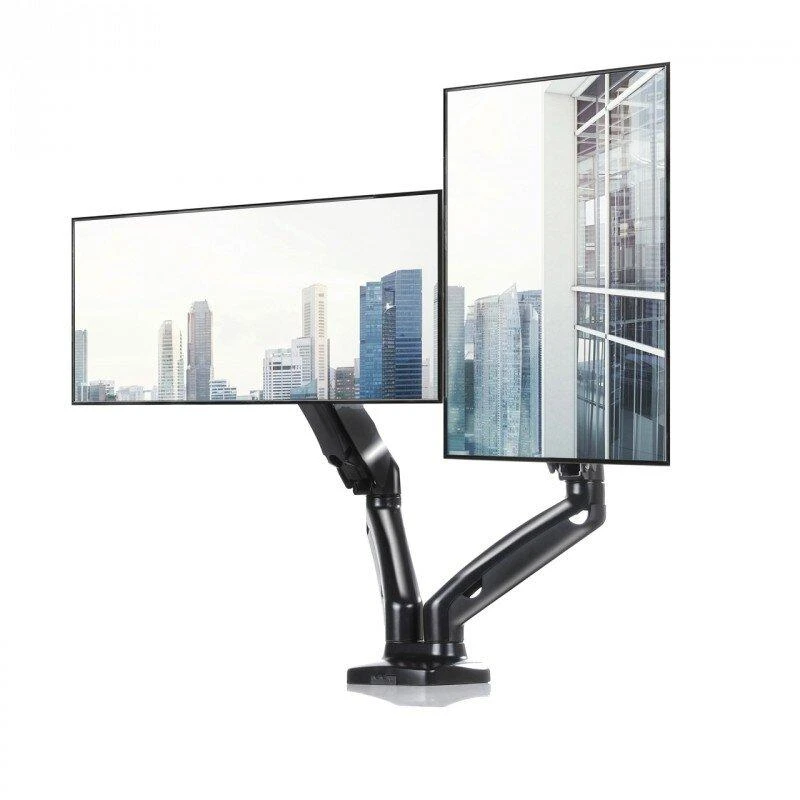 ART stalo laikiklis ant dujinių spyruoklių 2 monitoriams LED/LCD 13-27'' L-16GD