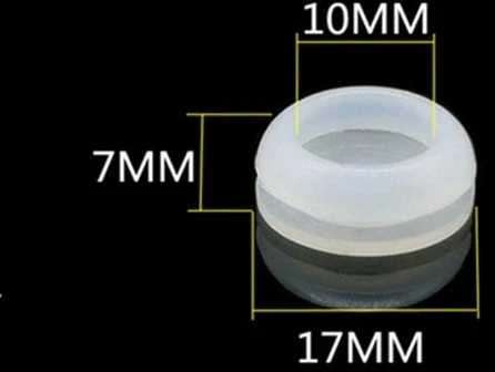 Oem Dulkėms atsparus kištukas 17x7 - 12 mm skylei - silikonas
