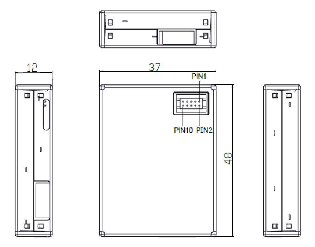 Oem Dulkių/oro valymo jutiklis PMS7003 - 3.3V UART