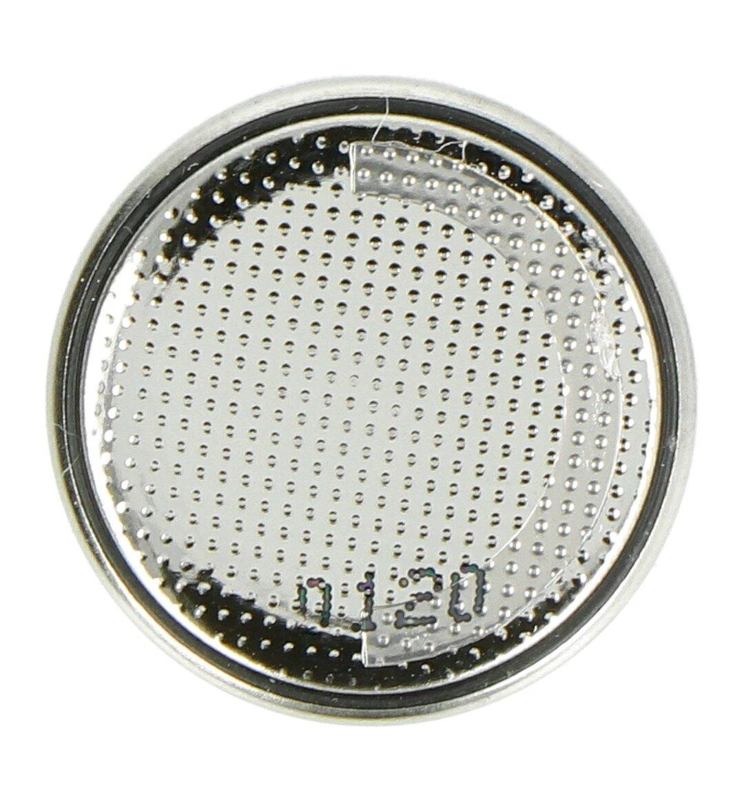 Duracell CR2032 3V tabletinės baterijos viršutinė pusė