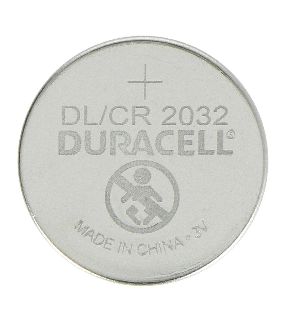 Duracell CR2032 3V baterija stambiu planu
