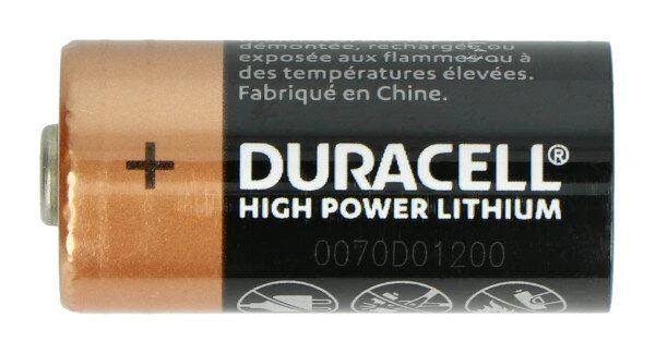 Duracell 123106 buitinė baterija Vienkartinė baterija CR123A Litis